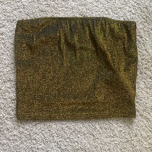 Gold Tube Top